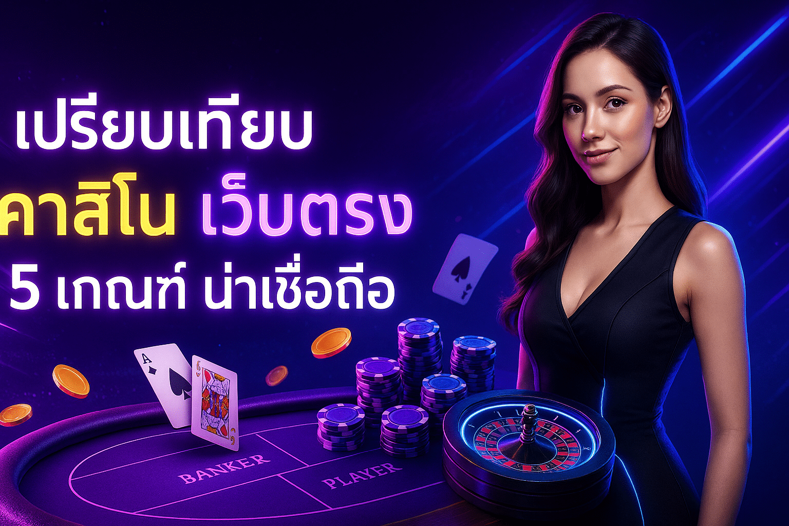 เปรียบเทียบ คาสิโน เว็บตรง