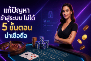 แก้ปัญหา เข้าสู่ระบบ ไม่ได้